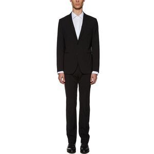 TONELLO Men's Slim Fit Wool Suit Men BLACK Suits